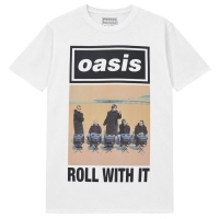 OASIS Roll With It Single Cover Tシャツ