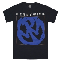 PENNYWISE Blue PW Logo Tシャツ