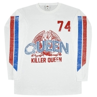 QUEEN Killer Queen 74 Stripes ロングスリーブ Tシャツ