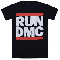 RUN DMC Logo Tシャツ BLACK