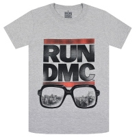 RUN DMC Glasses NYC Tシャツ GREY