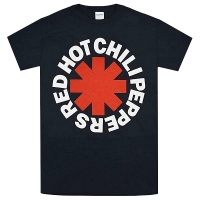 RED HOT CHILI PEPPERS Asterisk Logo Tシャツ BLACK