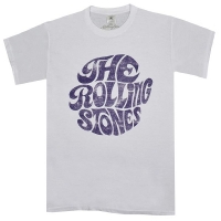 THE ROLLING STONES Vintage 70s Logo Tシャツ WHITE