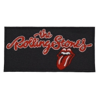 THE ROLLING STONES Script Logo Patch ワッペン