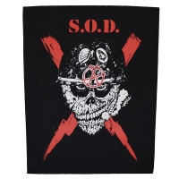 S.O.D. Stormtroopers Of Death Scrawled Lightning バックパッチ