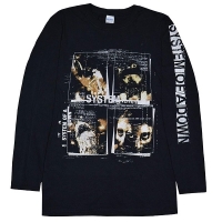 SYSTEM OF A DOWN Face Boxes ロングスリーブ Tシャツ