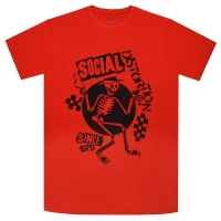 SOCIAL DISTORTION Speakeasy Checkerboard Tシャツ RED