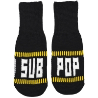 SUB POP RECORDS Black Knit ミトン手袋