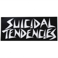 SUICIDAL TENDENCIES Logo ステッカー BLACK