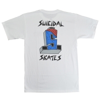 SUICIDAL TENDENCIES Suicidal Skates Cross Logo Color Tシャツ