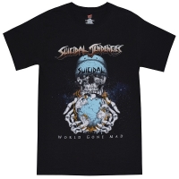 SUICIDAL TENDENCIES World Gone Mad Tシャツ BLACK