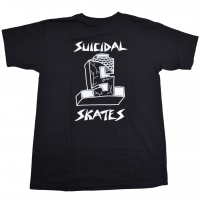 SUICIDAL TENDENCIES × DOGTOWN Block Logo Tシャツ BLACK