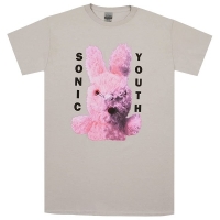 SONIC YOUTH Dirty Bunny Tシャツ LIGHT GREY