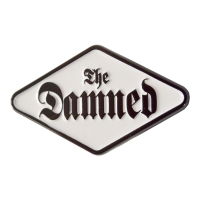 THE DAMNED ピンバッジ Gothic Logo / WHITE