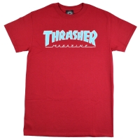 THRASHER Outlined Mag Logo Tシャツ CARDINAL USA企画