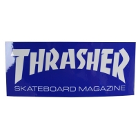 THRASHER Skate Mag Logo ステッカー BLUE USA企画
