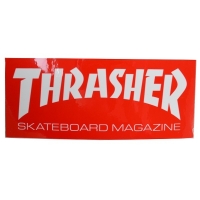 THRASHER Skate Mag Logo ステッカー RED USA企画