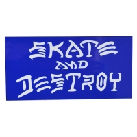 THRASHER Skate And Destroy ステッカー BLUE USA企画