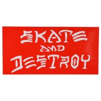 THRASHER Skate And Destroy ステッカー RED USA企画
