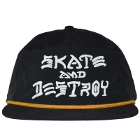 THRASHER Skate And Destroy Puff Ink スナップバックキャップ USA企画
