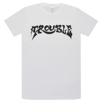 TROUBLE Logo Tシャツ WHITE