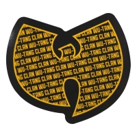 WU-TANG CLAN Logos In logo ステッカー