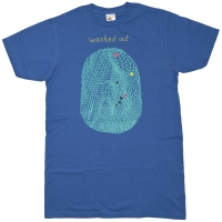 WASHED OUT Blue Egg Tシャツ
